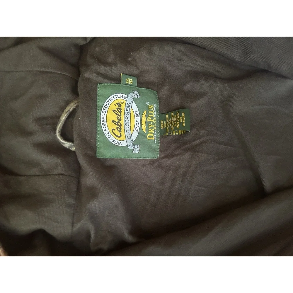 Cabela's Mossy Oak Dry-Plus Camo Breakup Jacket Gorpcore Size 2X